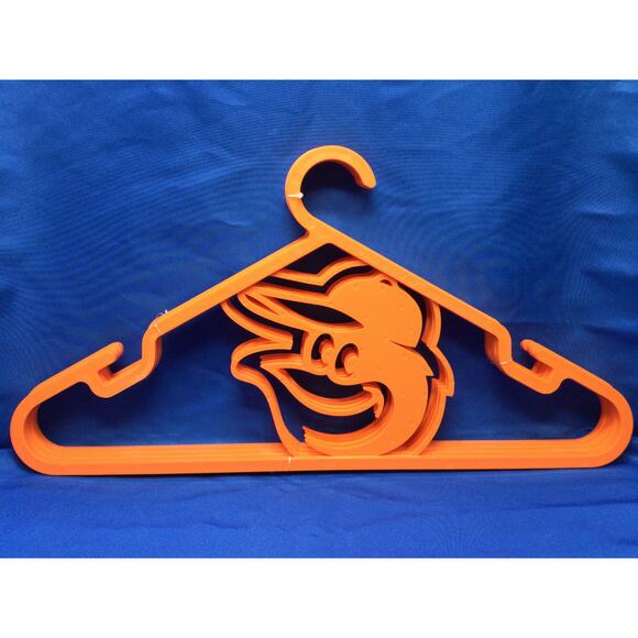 Hung by MLB Baltimore Orioles Clothes Hanger Set of 4 - Picture 2 of 4